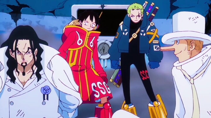 Một mạch xem hết toàn bộ quá trình (Lucci Kakus và Luffy Zoro tạm thời hợp tác cùng nhau liên thủ đá