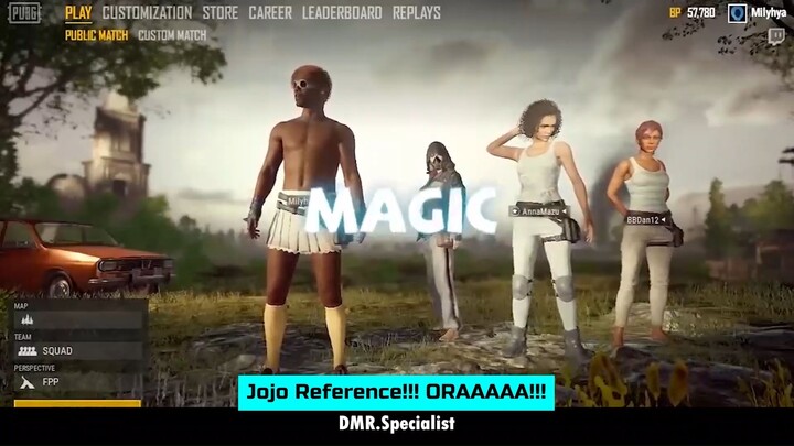 Jojo Reference!! Ora ORa Ora ORaa!!!