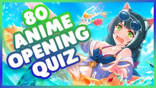 GUESS THE OPENING (EASY - OTAKU) ANIME CHALLENGE | ANIME QUIZ | OTAKU TEST