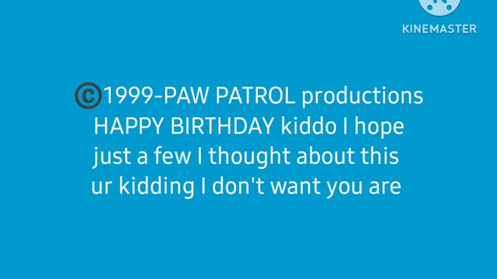 Paw Partol Credits