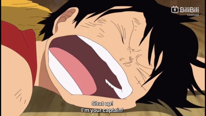 Captain luffy is being a captain..