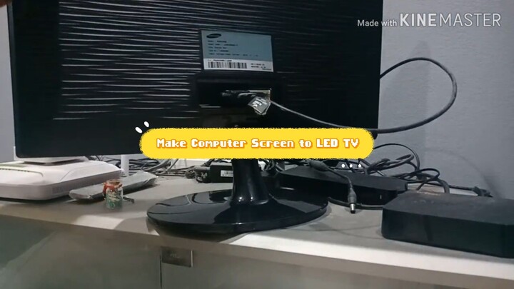 วิธีง่ายๆ ทำจอคอมเป็น LED TV