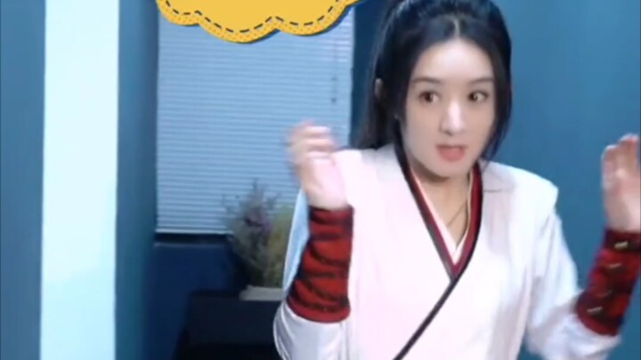 【The Sword and the Brocade】Zhao Liying gets startled by a balloon, and Wang Yibo instantly transform