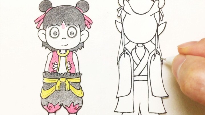 [วาดด้วยมือ] วาด Ao Bing อีกอันคู่กับ Nezha