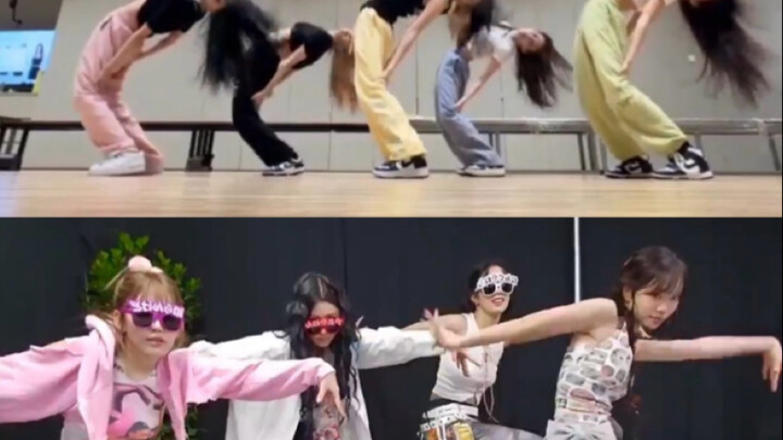 LE SSERAFIM: A Girl Group’s Dance Training Diary – Official Year-End Stage vs. Low-Quality Practice 