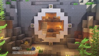 Underwater mountain base tutorial MINECRAFT