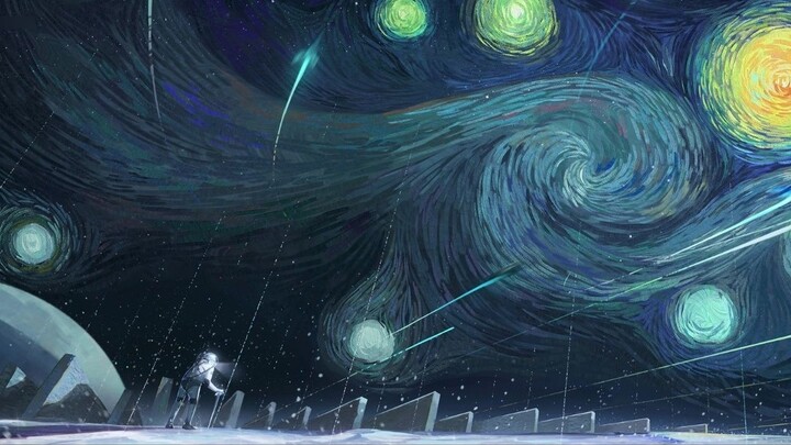 You may not know what I have drawn, but you may have seen The Three-Body Problem