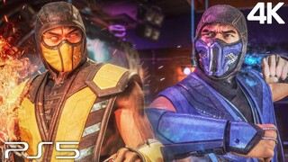 Sub Zero Vs Scorpion | MK11 no PlayStation 5 em [4K UHD]