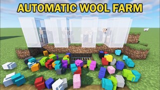 Minecraft: Working Fully Automatic Wool Farm 1.17