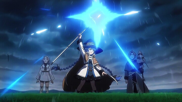 Roxy-Sensei Mengeluarkan Sihir Air Kelas Raja 🌊 Mushoku Tensei S3 Ep4