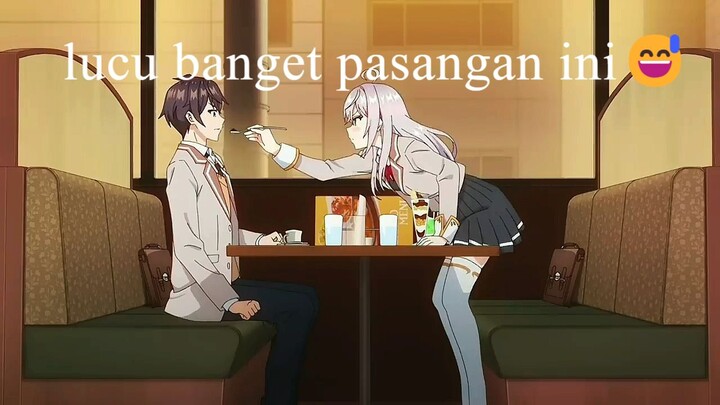 malu kalau disuapin ayang