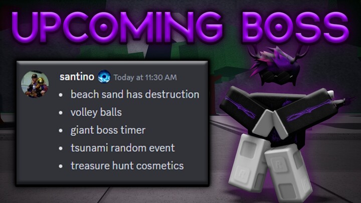 NEW UPCOMING UPDATE LEAKS + NEW BOSS EVENT IN THE STRONGEST BATTLEGROUNDS