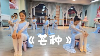 音乐太好听了吧《芒种》少儿群舞，日常练习完整版