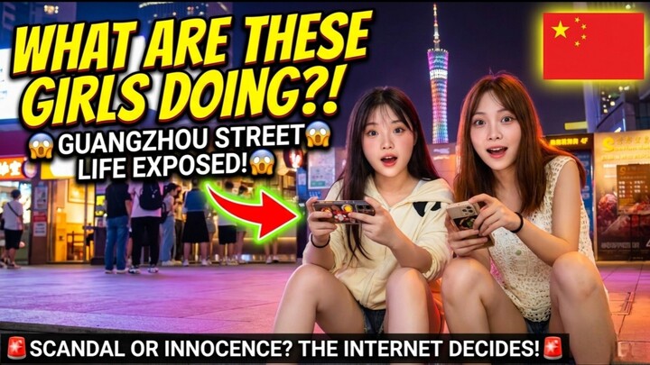 What ACTUALLY Happens on the Streets of China at Night?!  凌晨2点在广州街头，镜头拍下了意想不到的一幕……