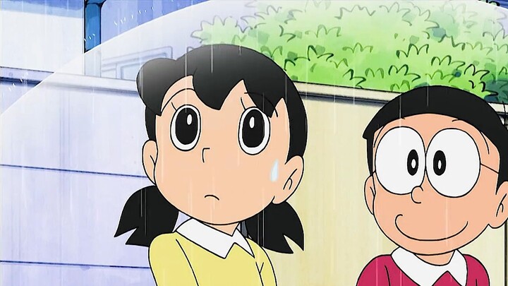 No matter how hard others try to hit Nobita, they just can't hit him.