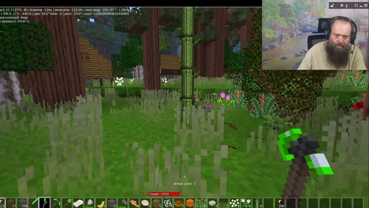 Beautiful R Minetest Let's Play episode 0004 - quest for stone like diamonds