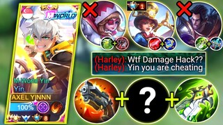 YIN VS DEADLY HARLEY AND TANKY RUBY IN SIDELANE | YIN EPIC COMEBACK | BEST BUILD & EMBLEM | MLBB