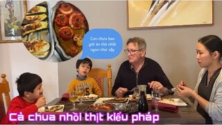 Cà chua nhồi thịt/ba cha con khen ngon quá/Cuộc sống pháp/món ăn ẩm thực miền Tây Việt nam