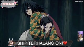 SHIP TERHALANG ONI😡💔 KEDEKATAN GIYUU  & SHINOBU YANG BIKIN GEMES