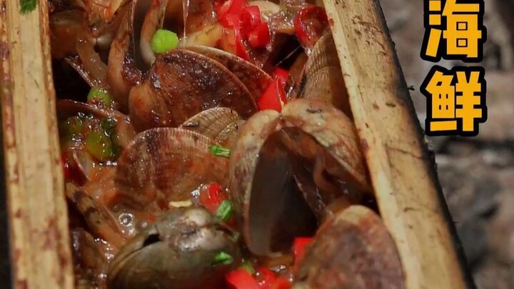 Thưởng thức hải sản trong ống tre vào mùa hè và trải nghiệm cảm giác tự do với hải sản trong mùa hè 