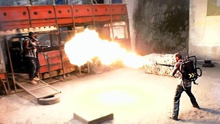 Flamethrower Duel | Death Race 2  | CLIP