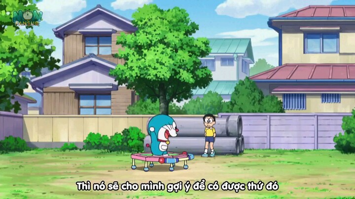 Doraemon Vietsub Tập 765 - Tấm bạt đàn hồi & Tôm chiên của Nobita