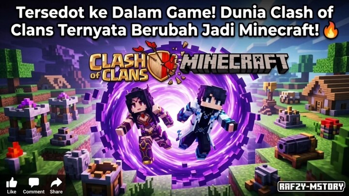 🔥 Tersedot ke Dalam Game! Dunia Clash of Clans Ternyata Berubah Jadi Minecraft!
