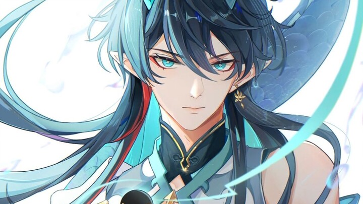 Oh~ Where did this little blue dragon come from?