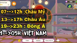 Play Together | Giờ Vàng Câu Cá To Ở Các Khu Vực Châu Âu, Châu Mỹ,Đông Á,Châu Á | Bí Kiếp Mới