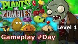 Plans vs Zombies gameplay #Day level 1