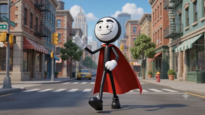 Stick Man Superhero 😂 | Funny 3D Animation