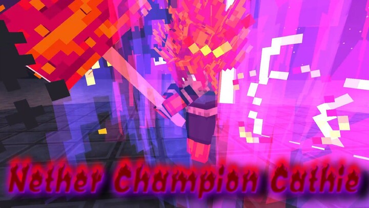 Nether Champion Cathie Boss Fight (Mob Mayhem Add-on)