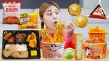 Korean Convenience Store Food Mukbang EATING SHOW by HIU 하이유