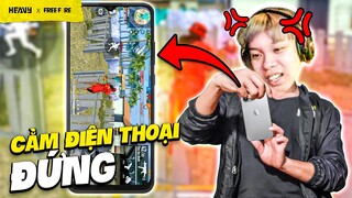Thử thách chơi game khi cầm dọc điện thoại | HEAVY Free Fire