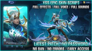 Yi Sun Shin - Fleet Warden Epic Skin Script | Full Effects & Full Voice | No Password | MLBB