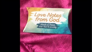 Love Notes From God- Words of Peace over fear & anxiety  Day 1