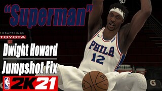 Dwight Howard Jumpshot Fix NBA2K21 with Side-by-Side Comparison