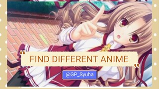 π FIND DIFFERENT ANIME π | LEVEL 12 |