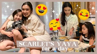 YAYA FOR A DAY with SCARLET SNOW BELO | Francine Diaz