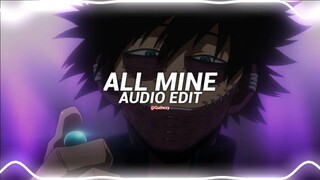 all mine - plaza [edit audio]