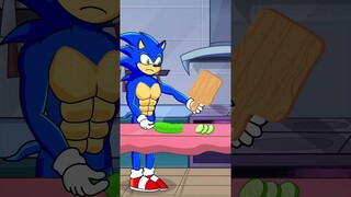 Sonic Family So Sad Story - Does Honey do this wrong? This method is not good... #shorts #meme