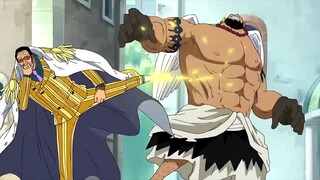 Admiral Kizaru tests the power of 11 Supernovas || ONE PIECE