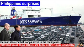 Philippines surprised by the arrival of 50,000 troops and 10,000 German military vehicles