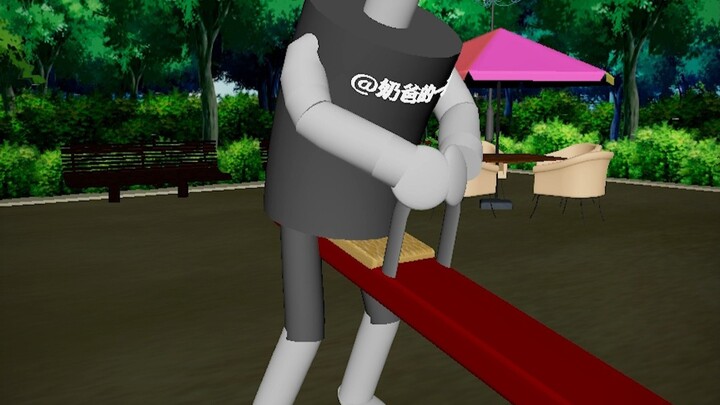Khi chơi trò bập bênh