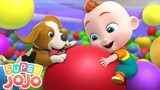 Colorful Balls | Color Song | Good Habits | @Super JoJo - Nursery Rhymes | Playtime with Friends