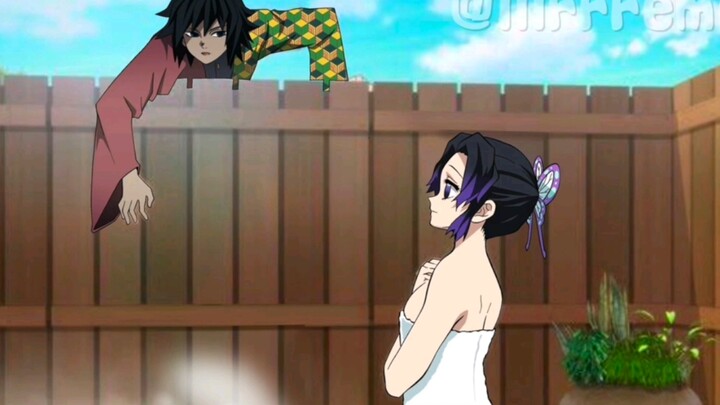 Giyuu khawatir hantu menyerang Shinobu, jadi dia menjaga bak mandi [Dikonfirmasi]