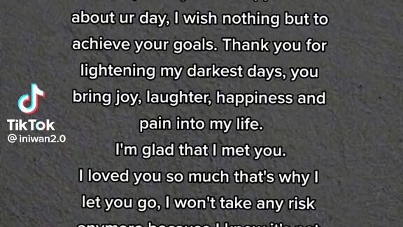 To that someone