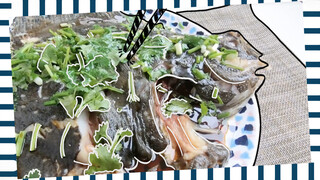 [Food]How to make steamed turbot in five minutes