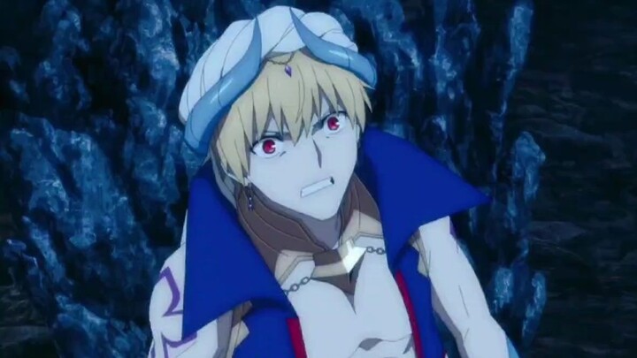 Gilgamesh worked too hard and died from overwork. Even in the underworld, he couldn't hold it anymor