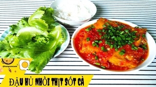 ĐẬU HỦ NHỒI THỊT SỐT CÀ ngon tuyệt đỉnh dễ làm như các đầu bếp